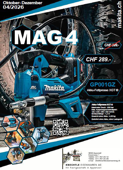 Knechtle Eisenwaren AG - MAG 4 - Oktober - Dezember 2026